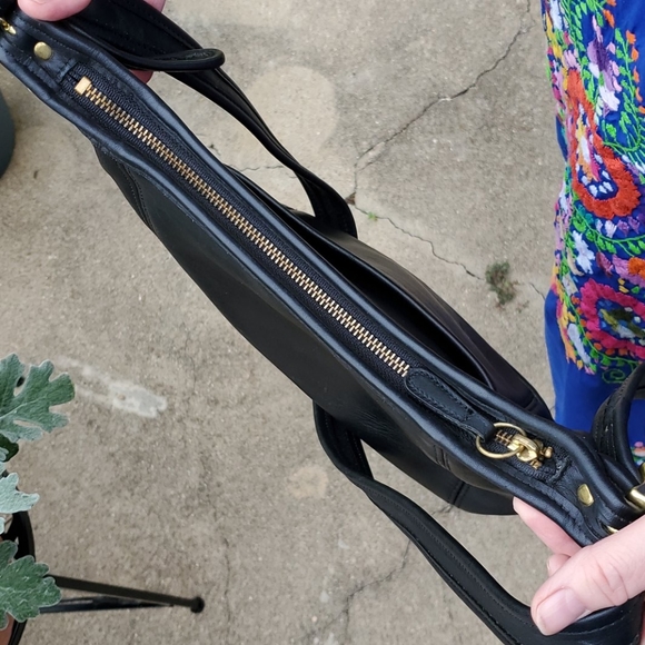 Leather Coach Purse Black - Picture 4 of 8